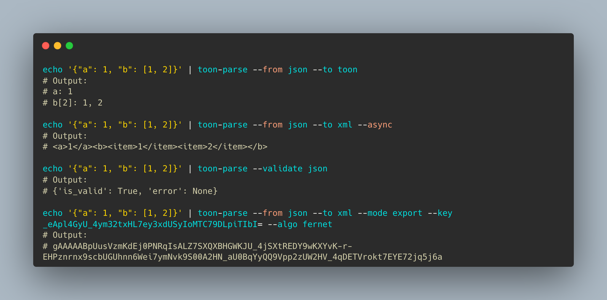 toon-parse screenshot 2