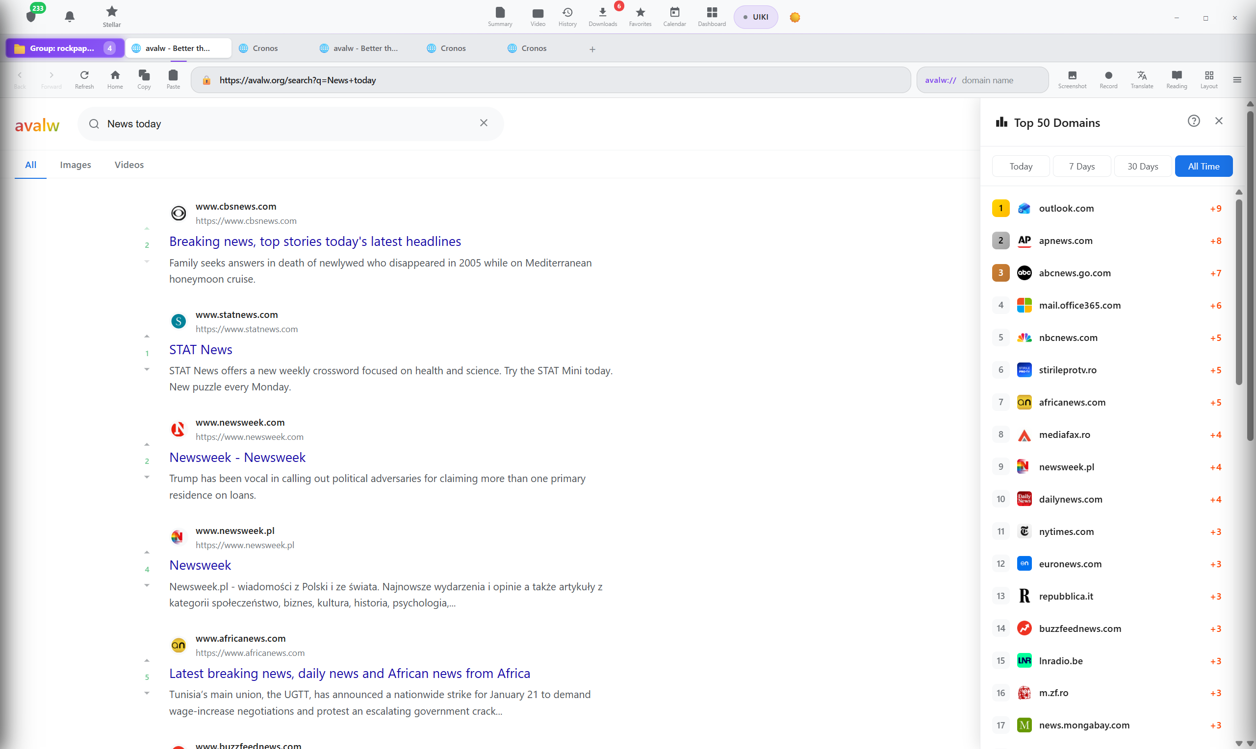 Cronos Browser screenshot 3