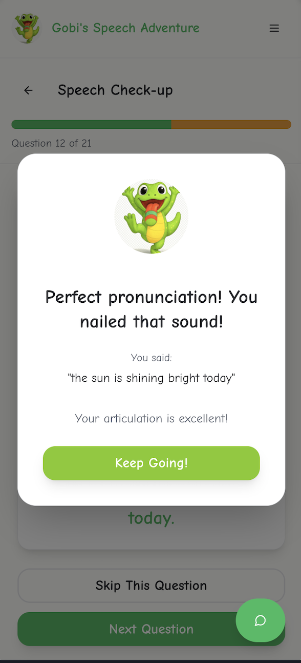 GobiSpeech: AI Powered Speech Therapy screenshot 4