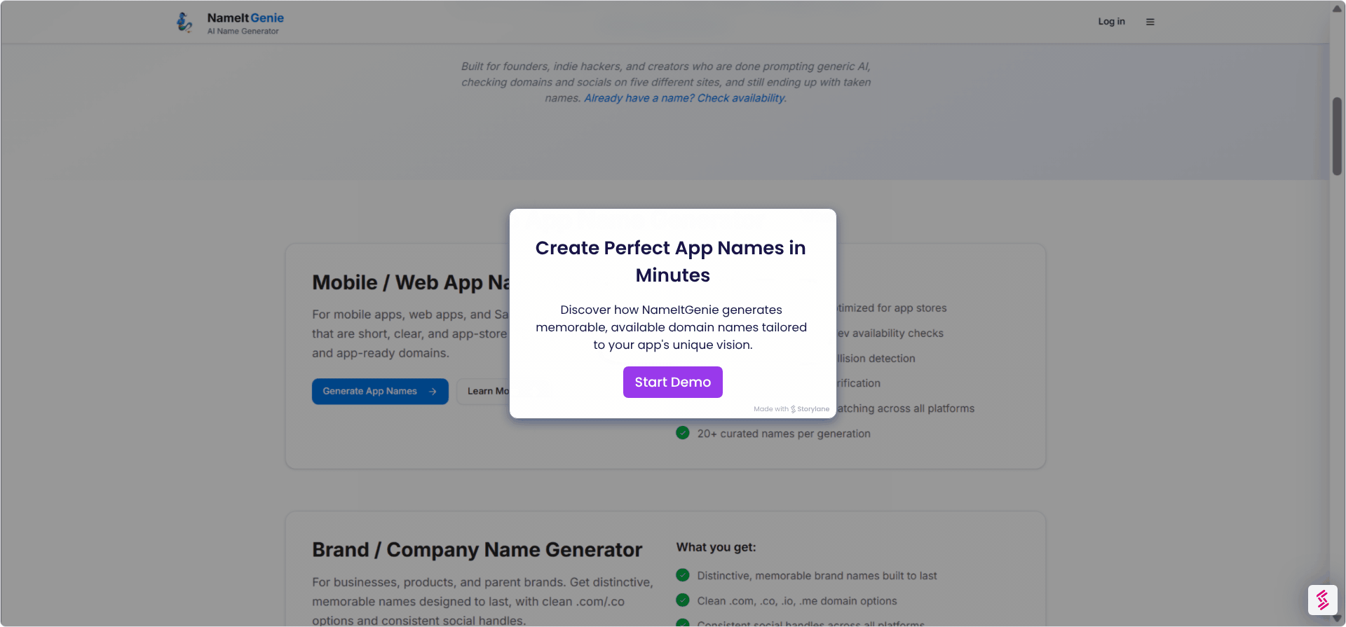 NameItGenie.ai screenshot 1