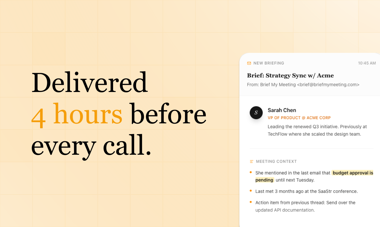 Brief My Meeting screenshot 5