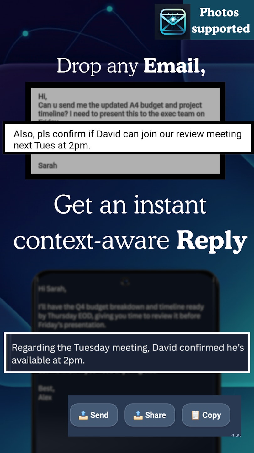 AI Email Reply - Admin Killer screenshot 4