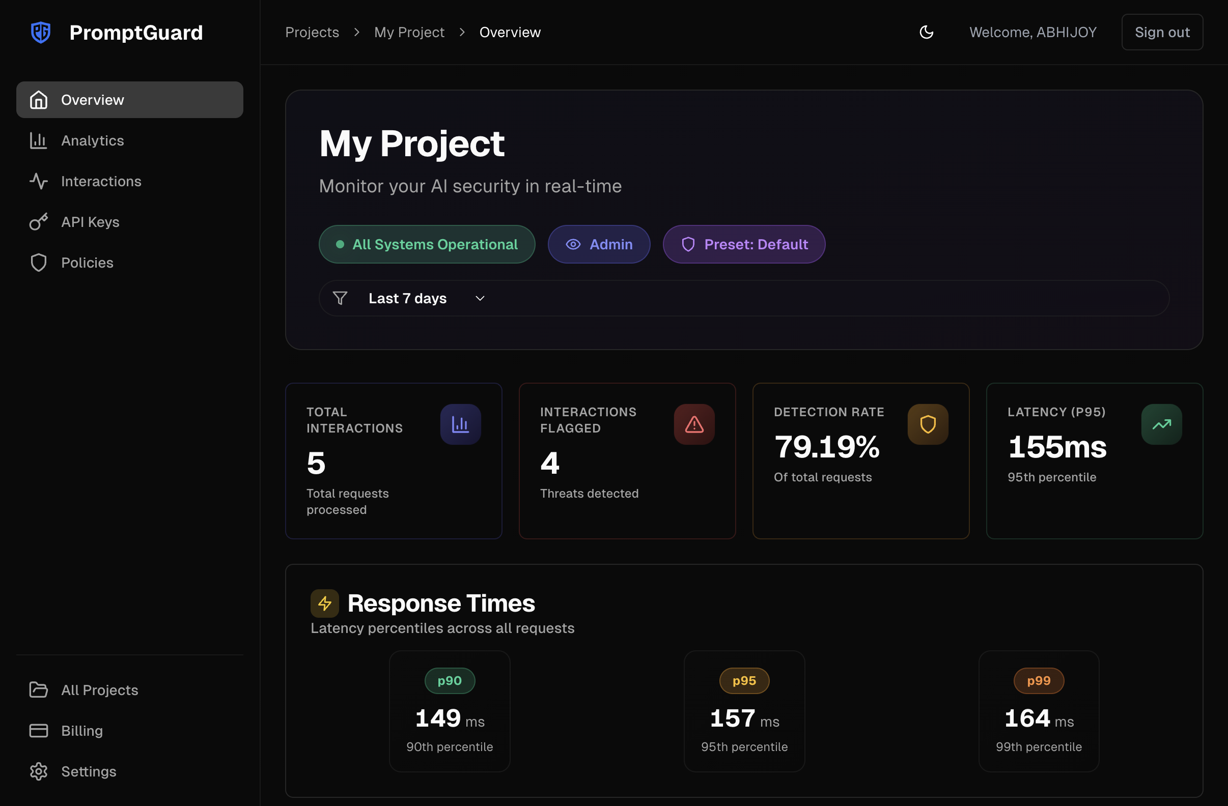 PromptGuard screenshot 6