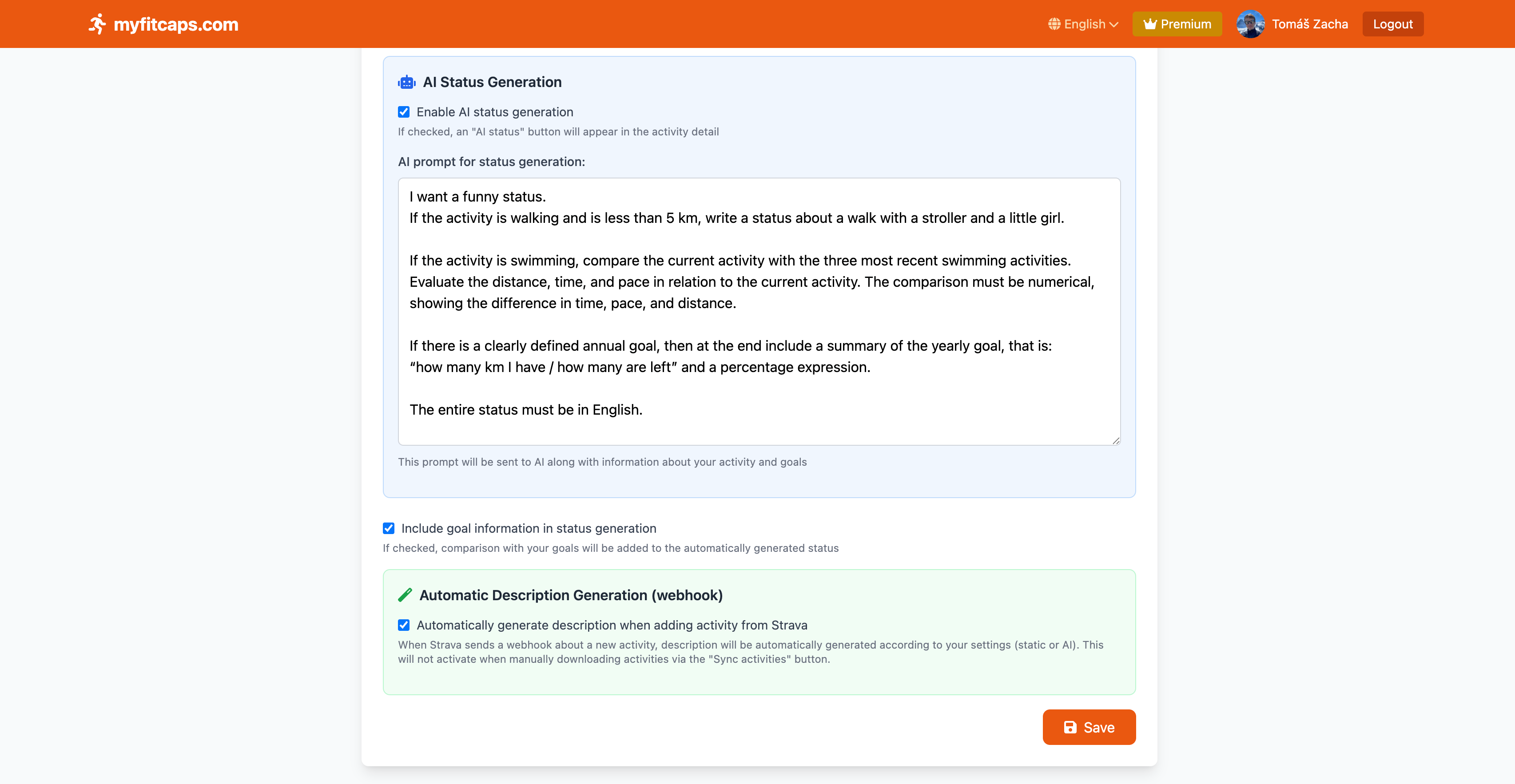 myfitcaps.com - AI description generator screenshot 3
