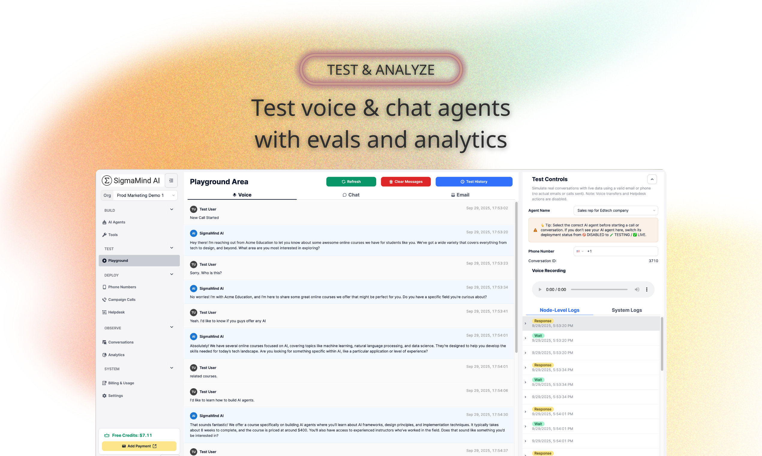 SigmaMind AI screenshot 2