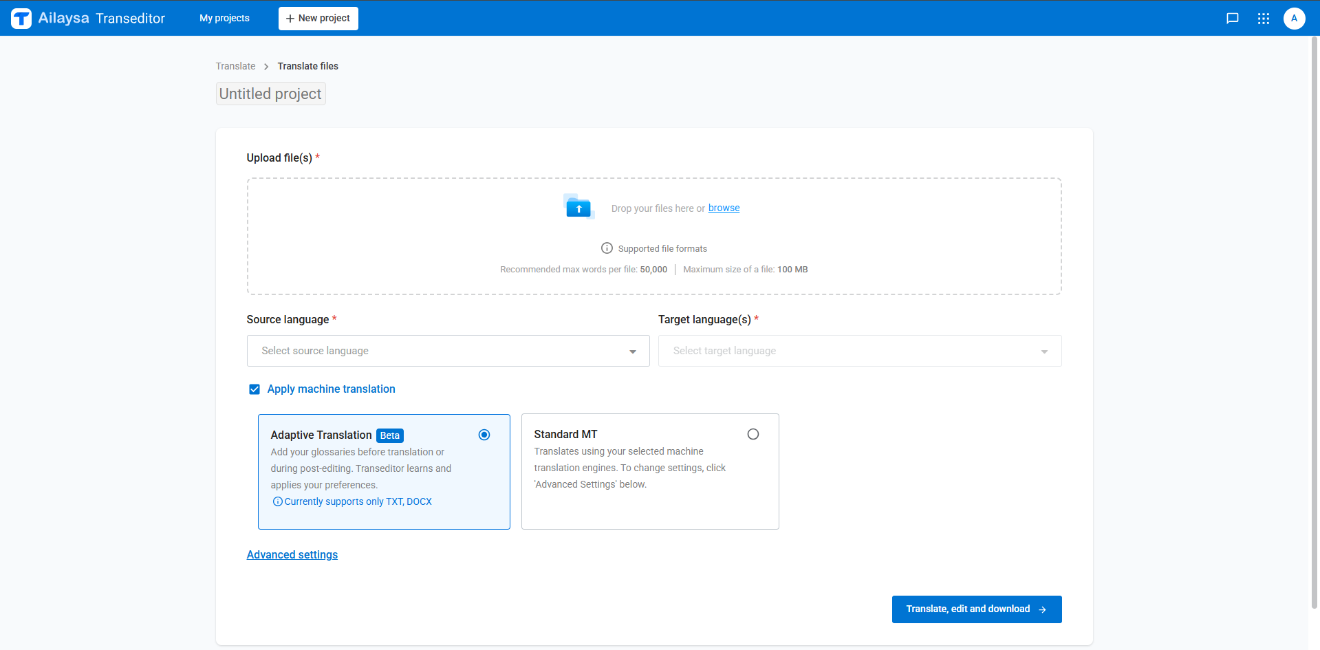 Ailaysa screenshot 3