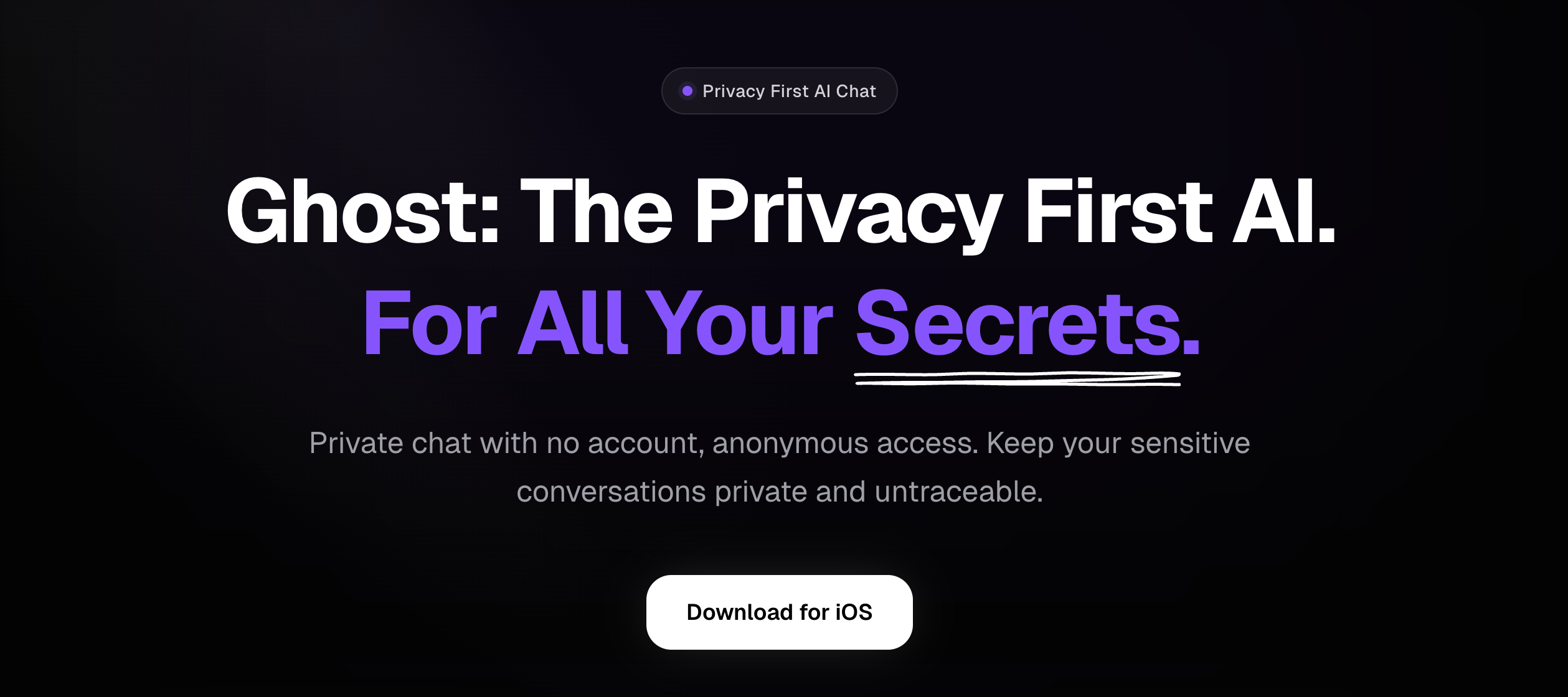 Ghost Chat screenshot 1