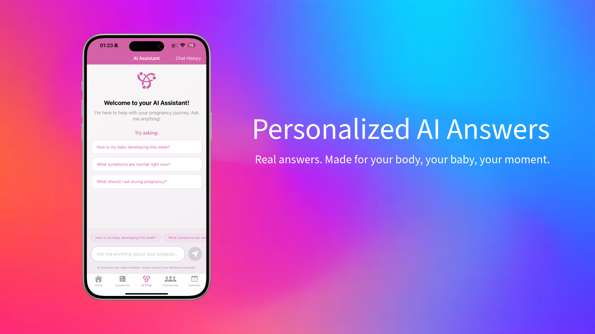 NINE: AI Pregnancy Tracker screenshot 1