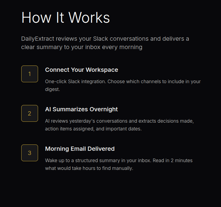 DailyExtract screenshot 2