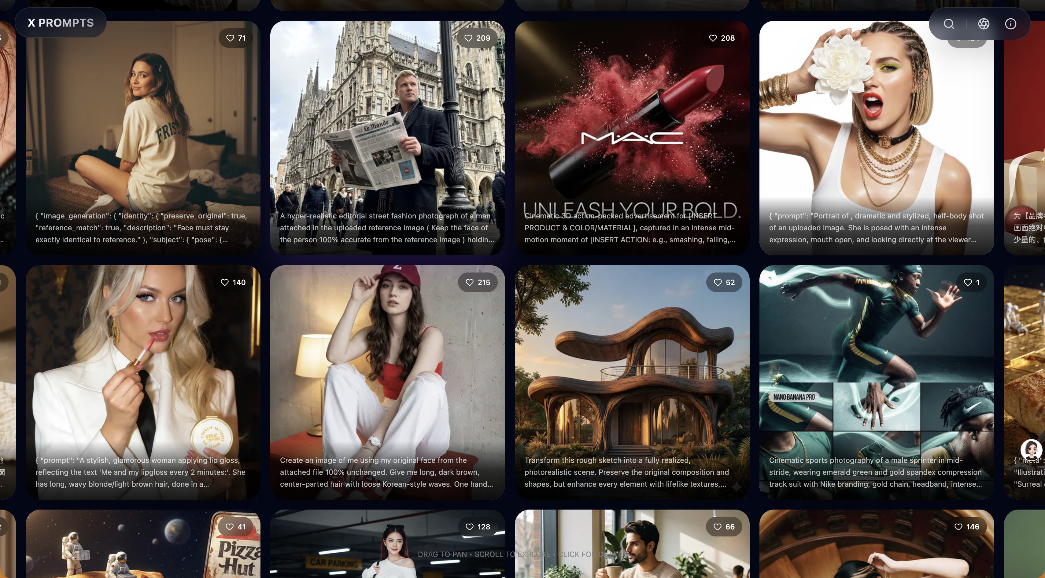 X PROMPTS screenshot 1
