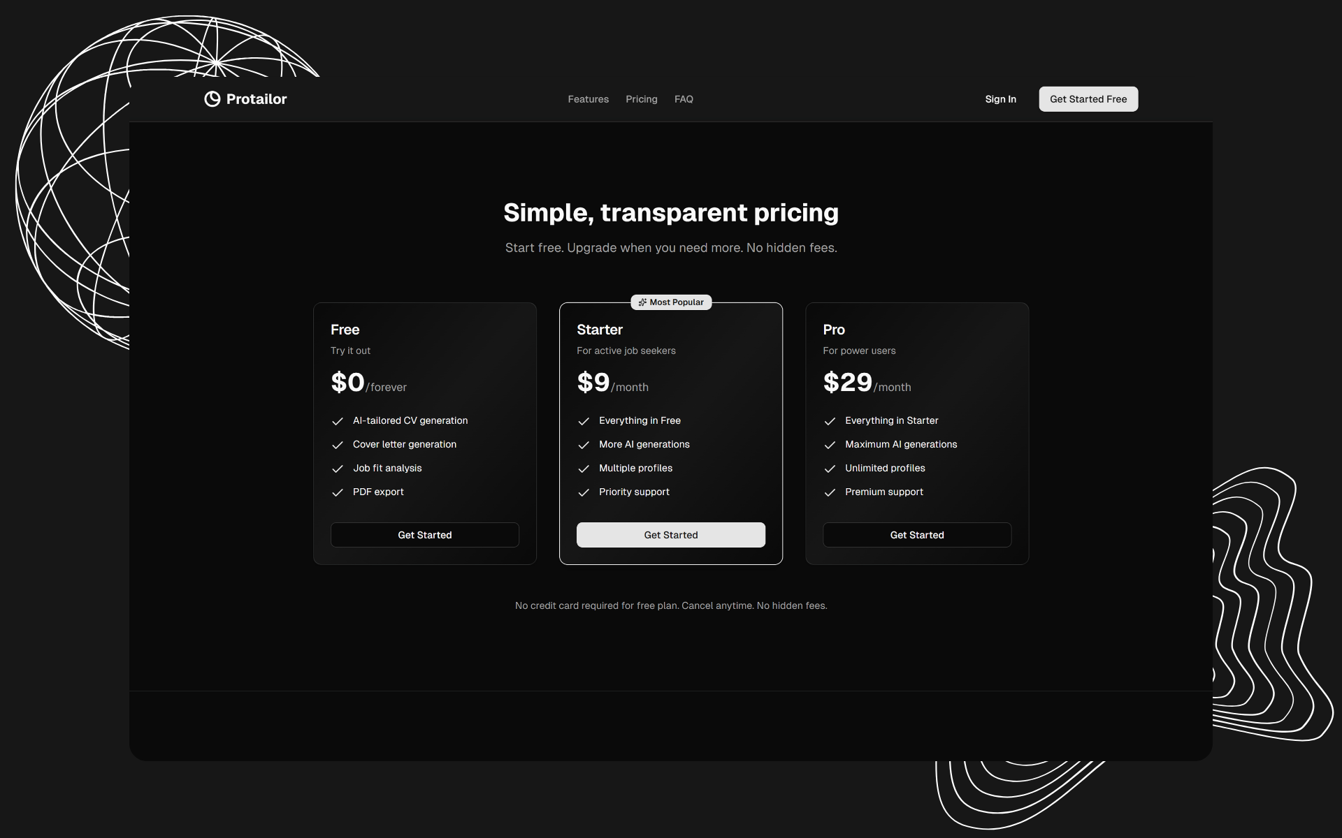 Protailor screenshot 4