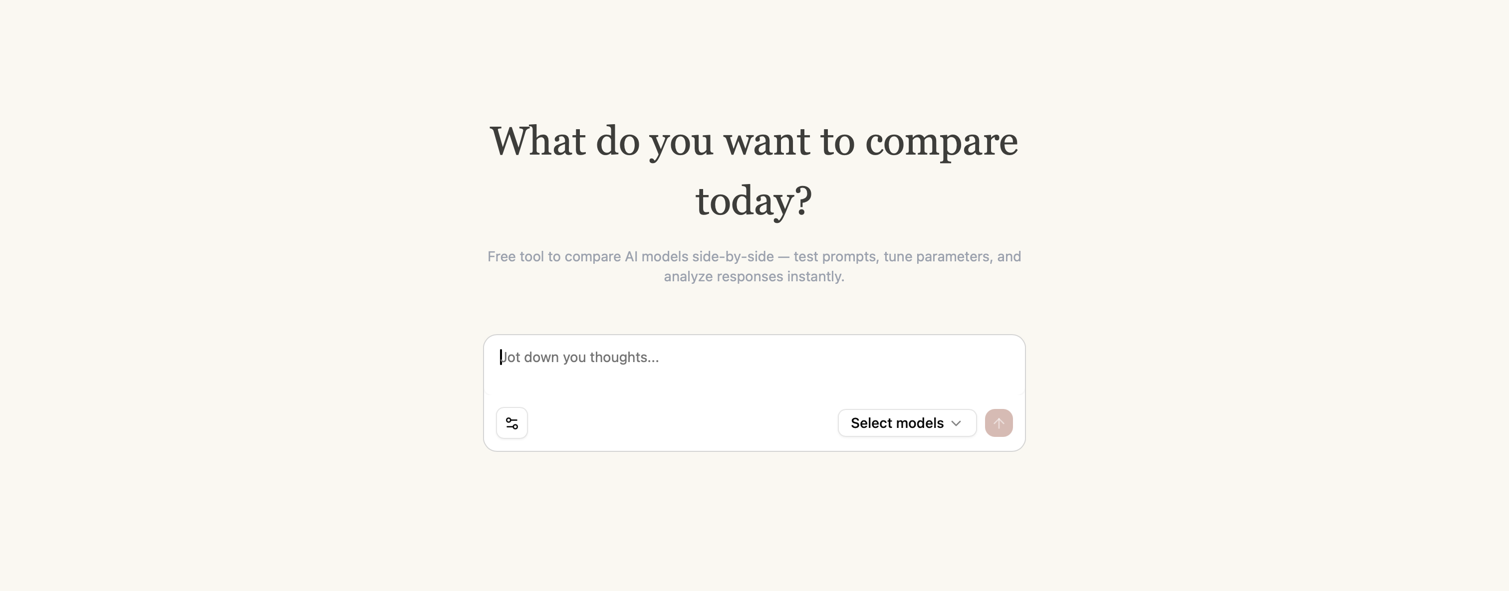 LLM Lab — Compare AI models side-by-side screenshot 1