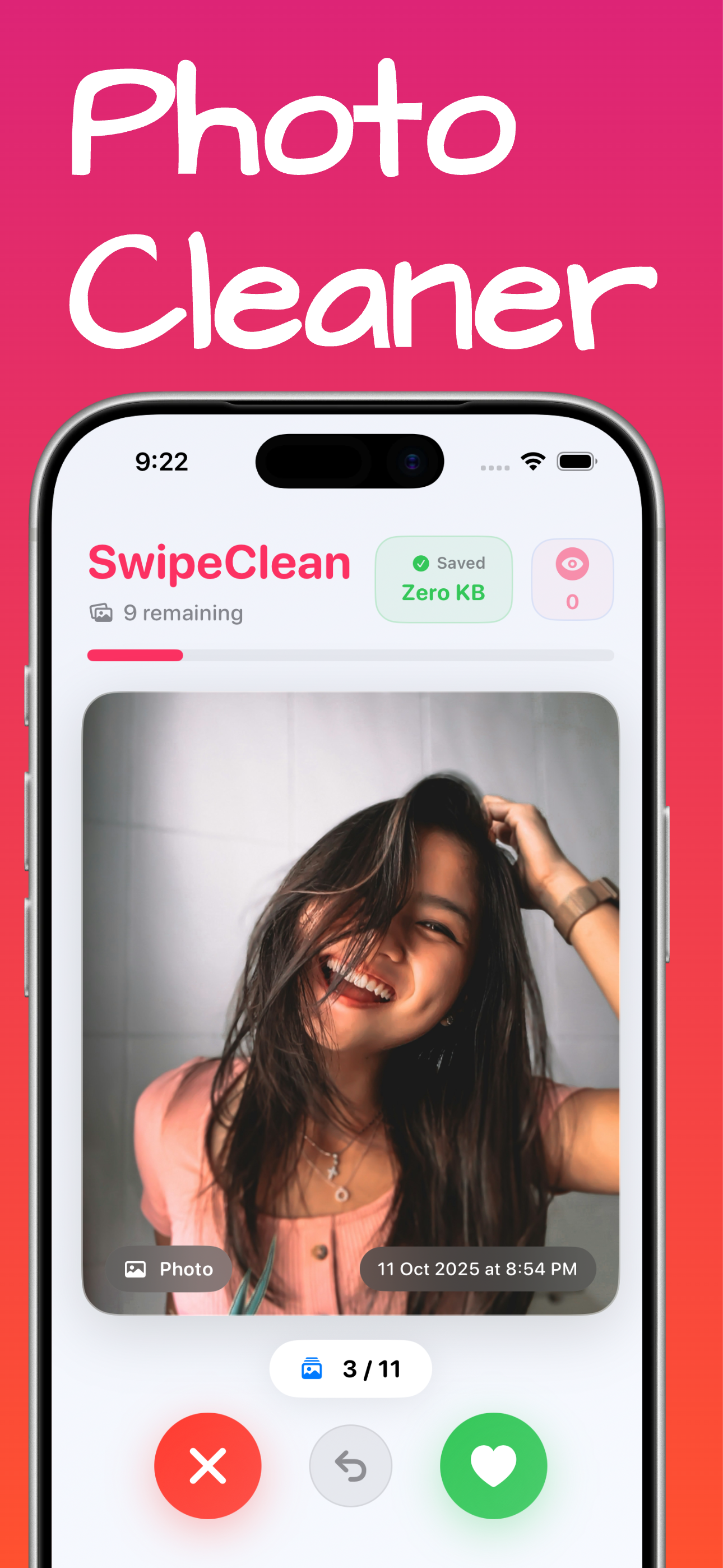 Fliqr - The Tinder for Your Camera Roll screenshot 1