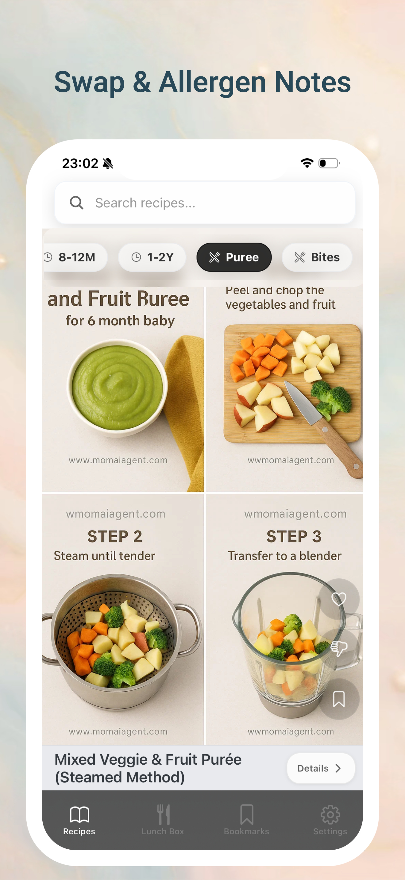 DearBaby Solid Food screenshot 2