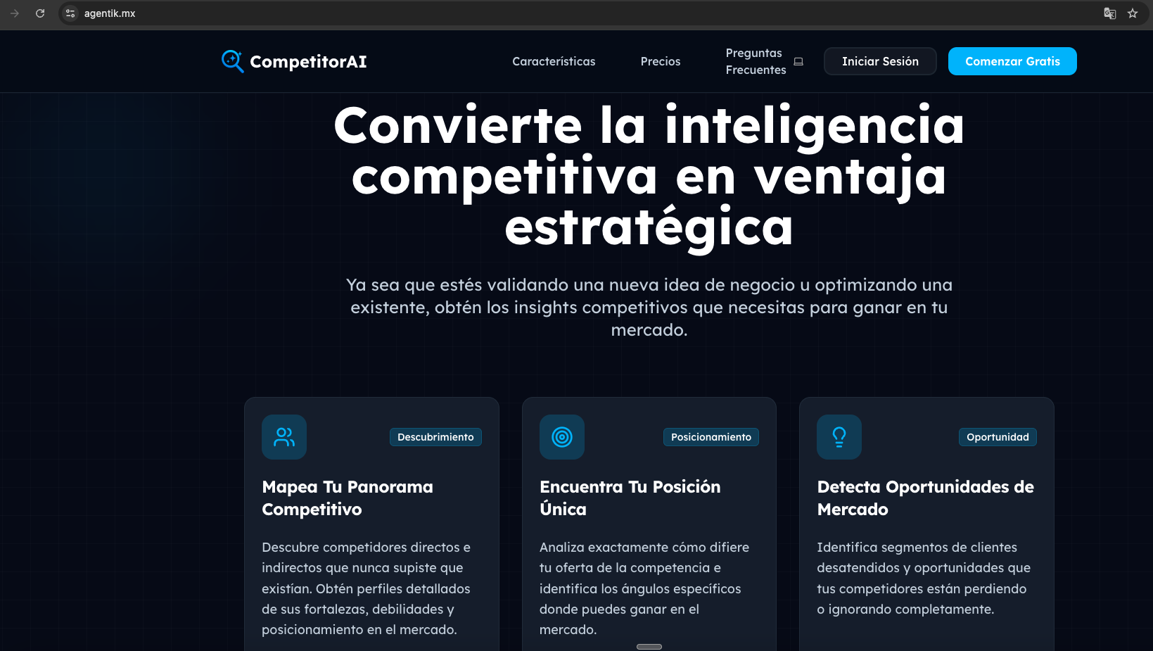 Inteligencia Competitiva con IA screenshot 2