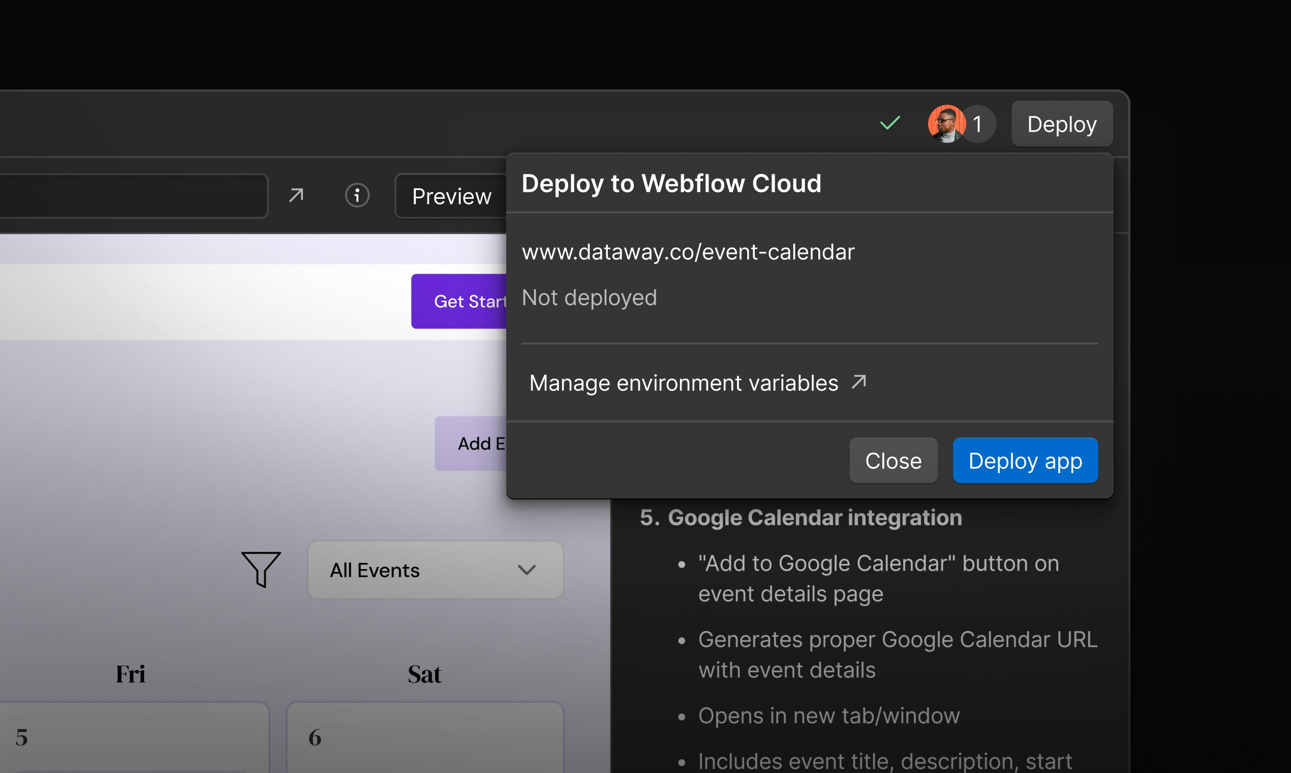 Webflow App Gen screenshot 5