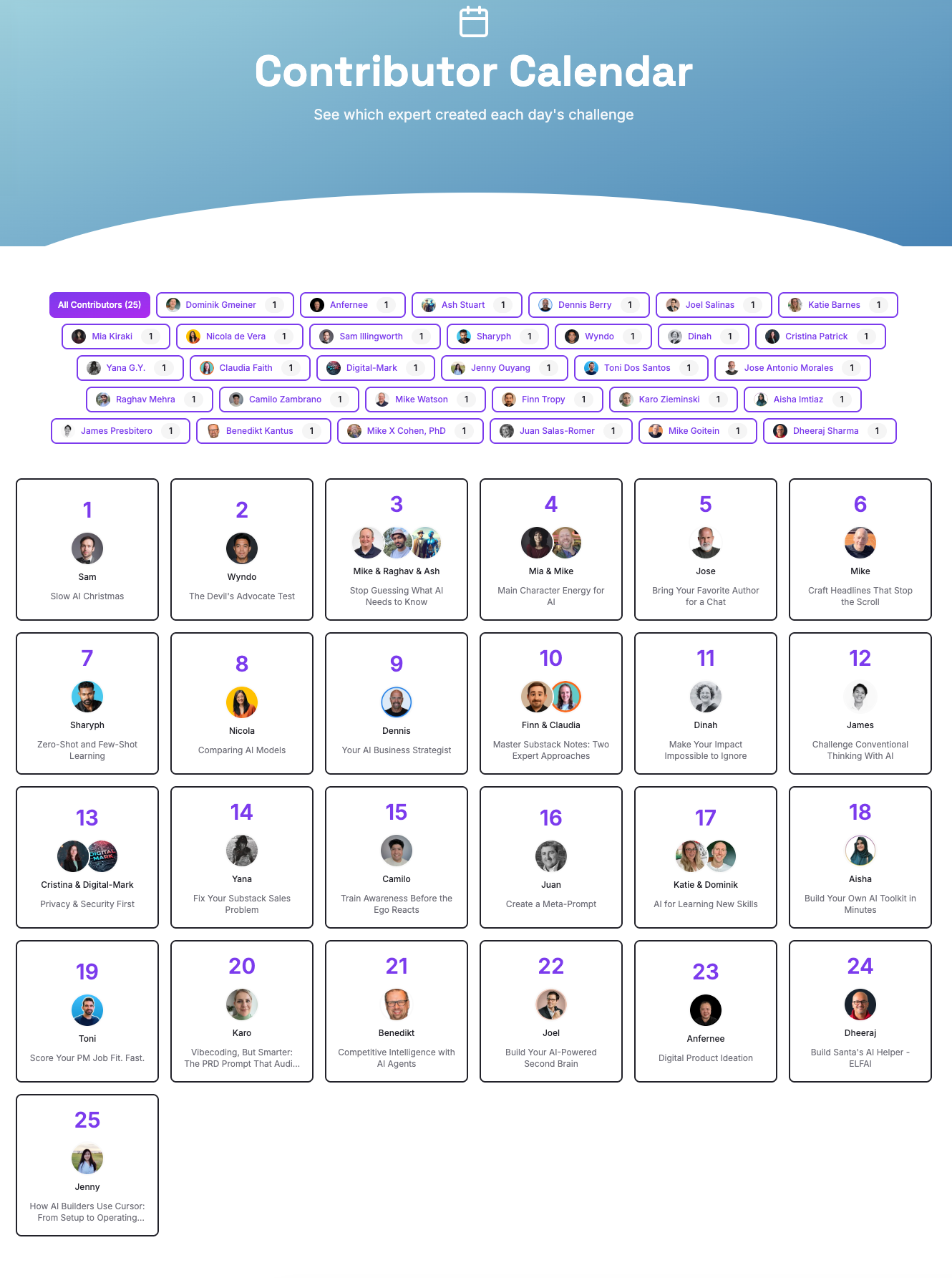 AI Advent Calendar screenshot 3