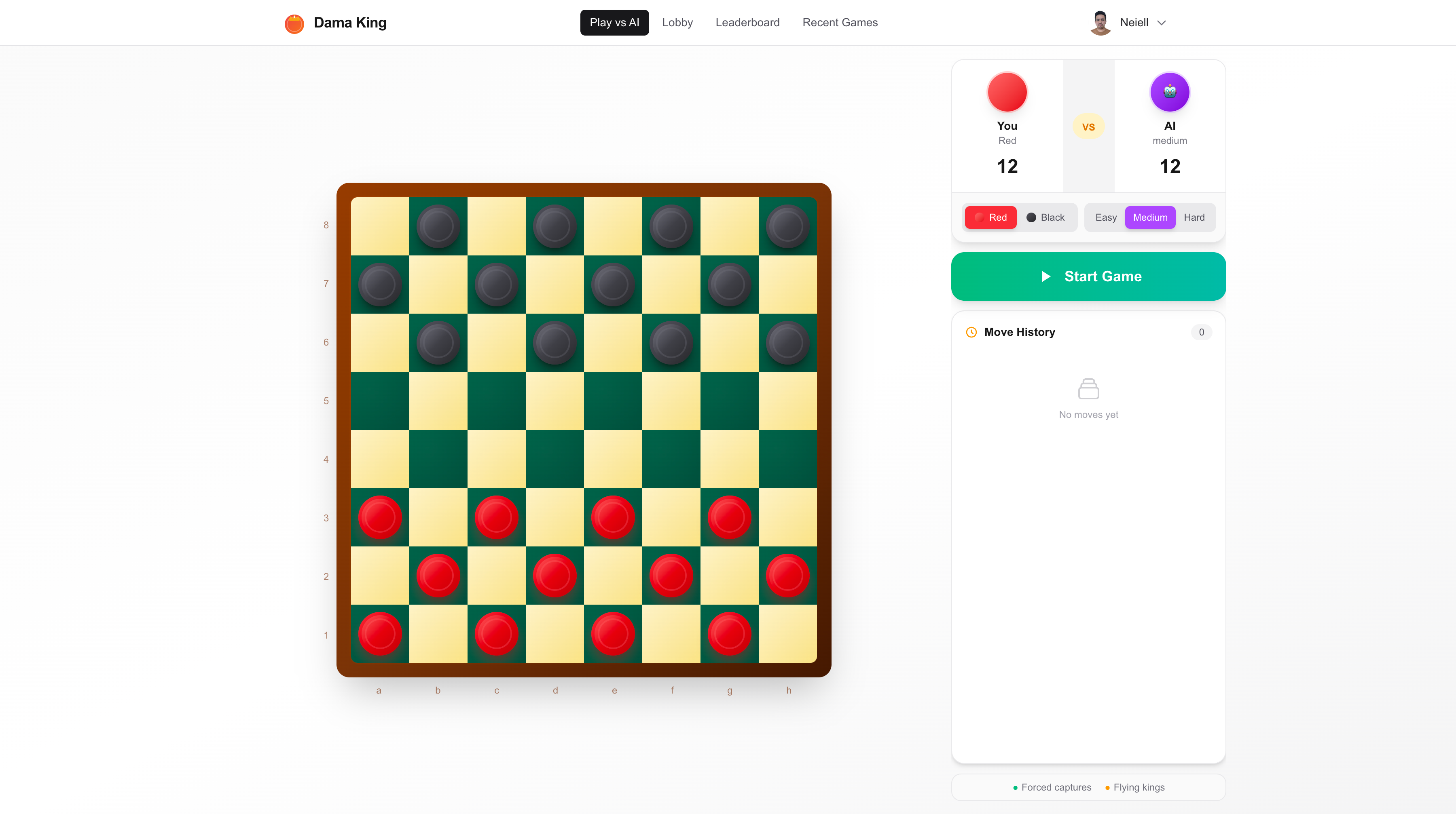Dama King screenshot 3
