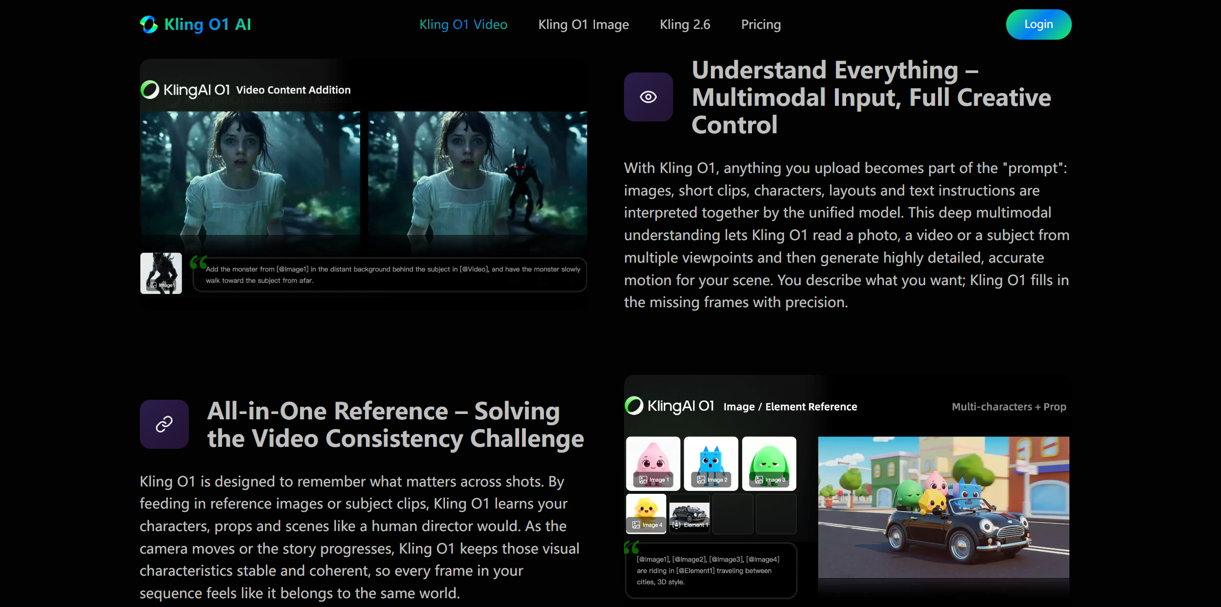Kling O1 AI screenshot 2