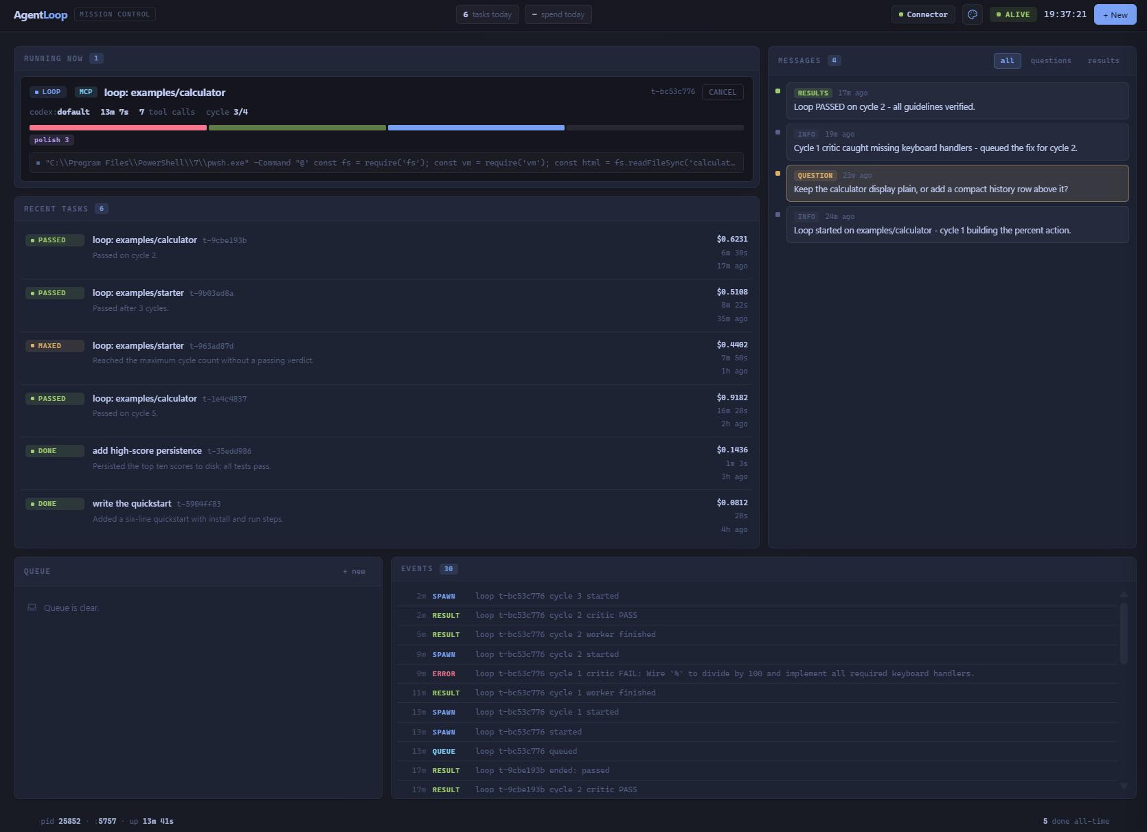 AgentLoop screenshot 3