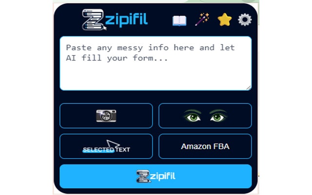 Zipifil AI Form Filler Chrome Extension screenshot 3