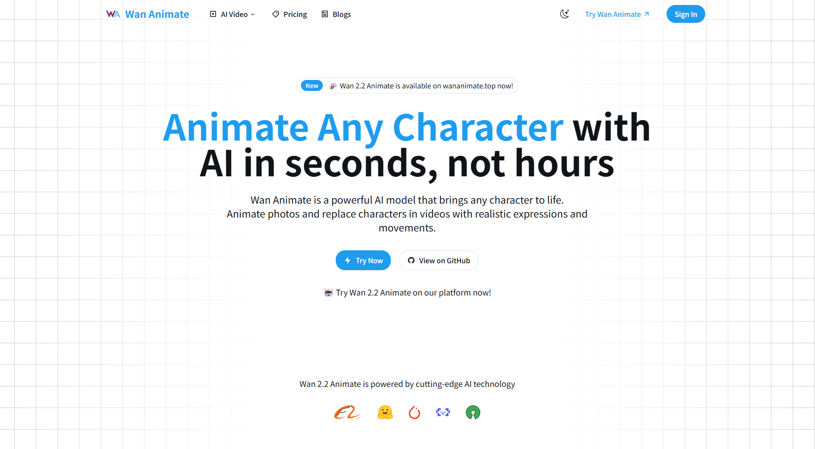 Wan Animate Top screenshot 1