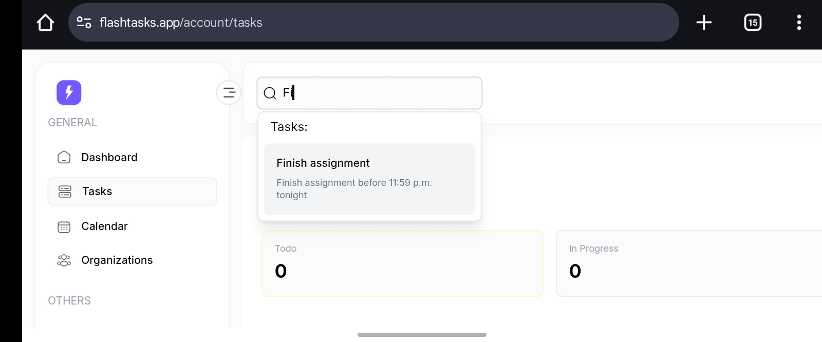 flashtasks screenshot 1