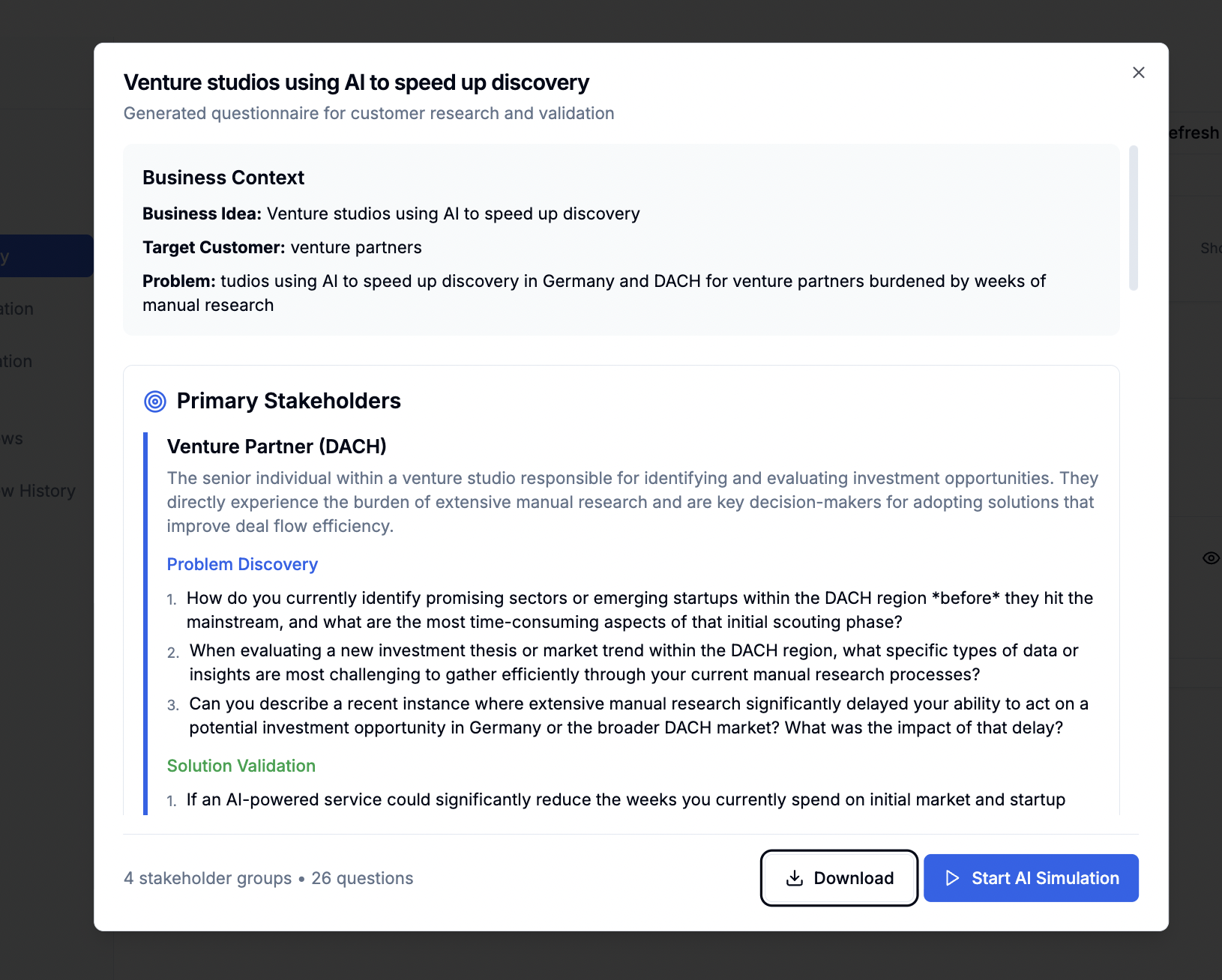 AxWise - AI User Discovery Engine screenshot 3
