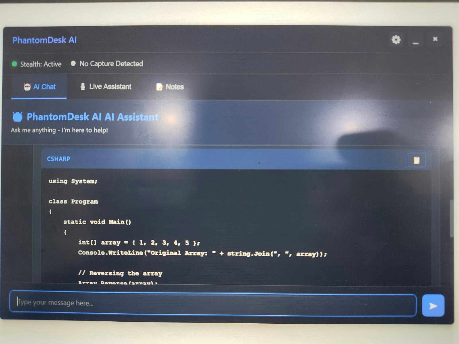 PhantomDESK AI screenshot 5