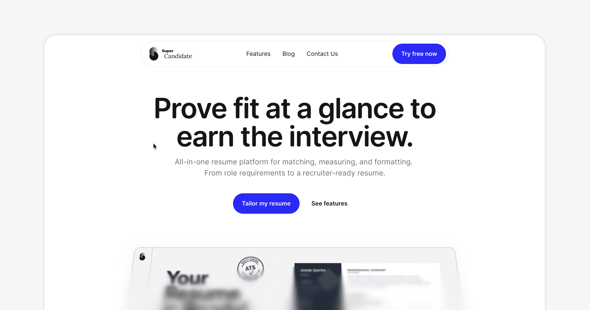 Stand out with SuperCandidate screenshot 1