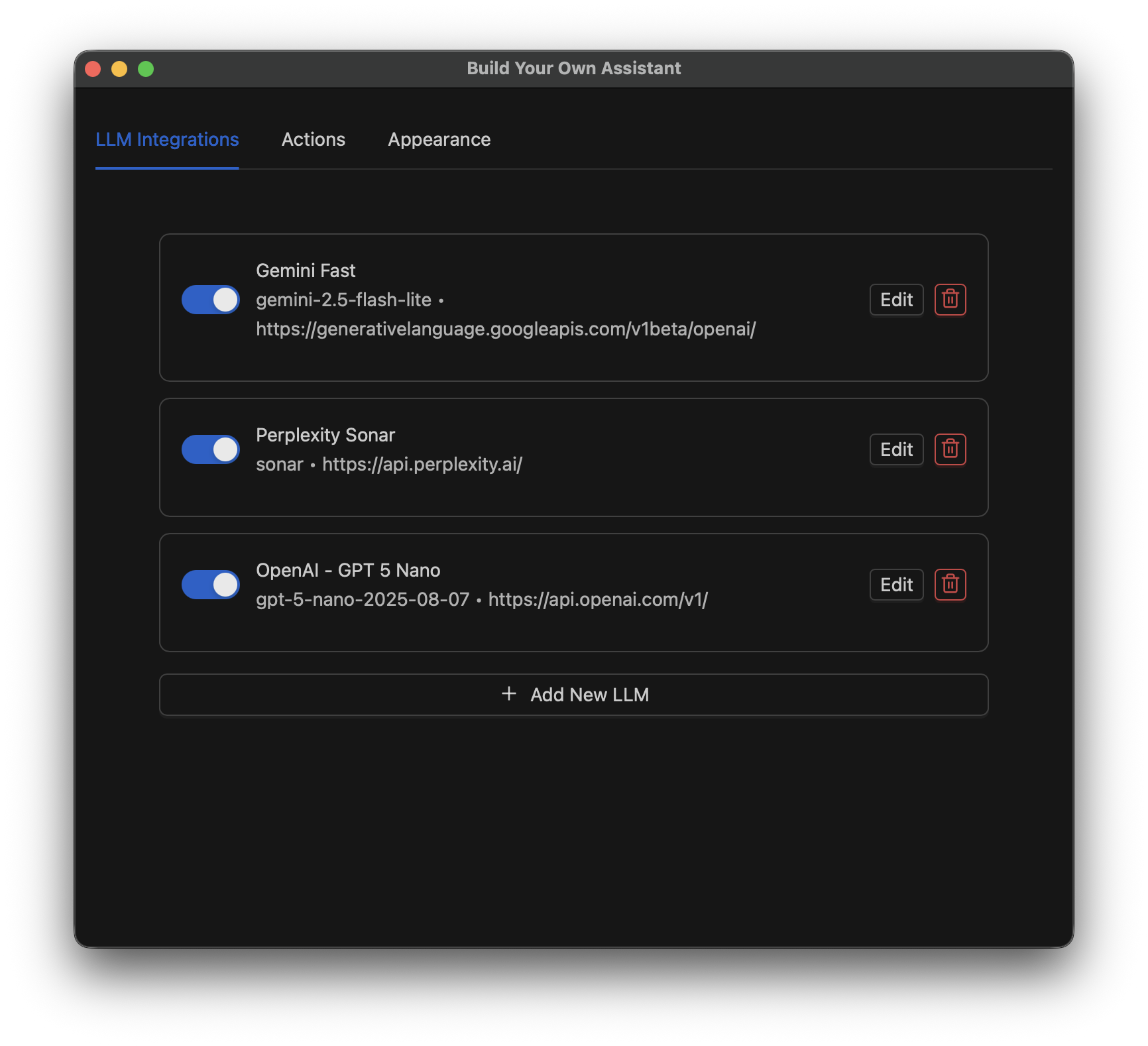 BYOA – Build Your Own Assistant screenshot 3