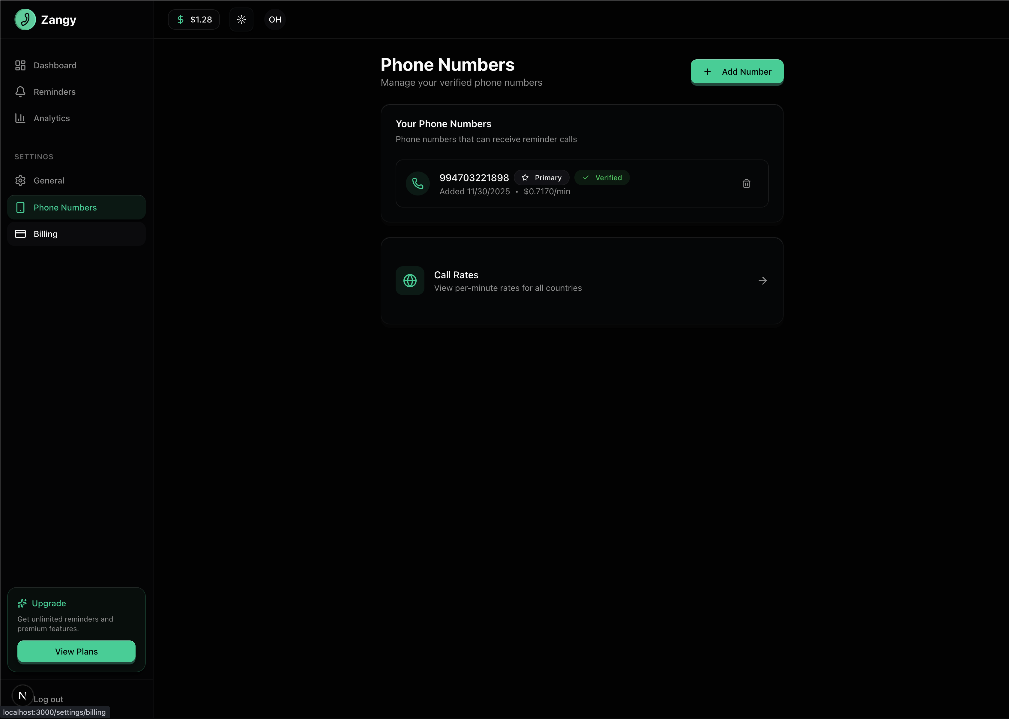 Zangy - AI Reminder Calls screenshot 4