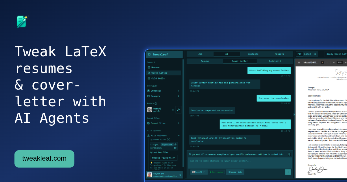 Tweakleaf screenshot 1