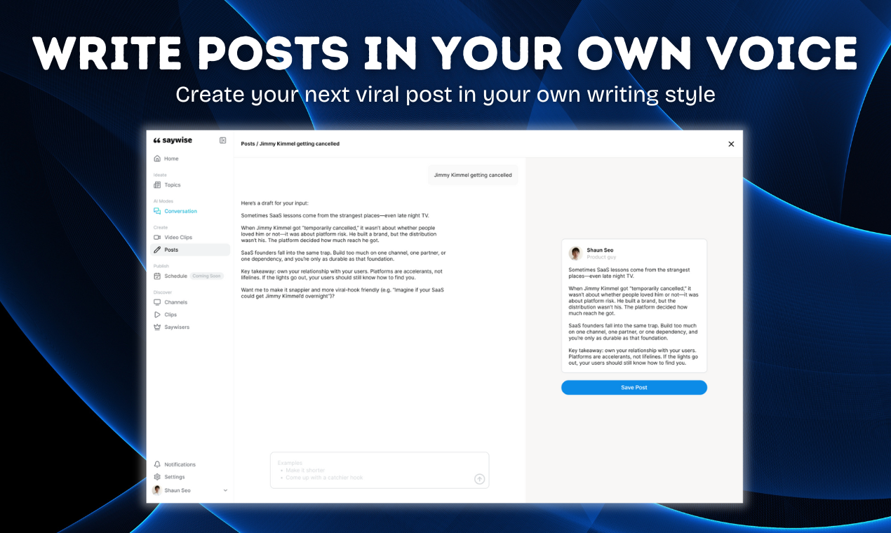 Saywise 2.0 screenshot 4