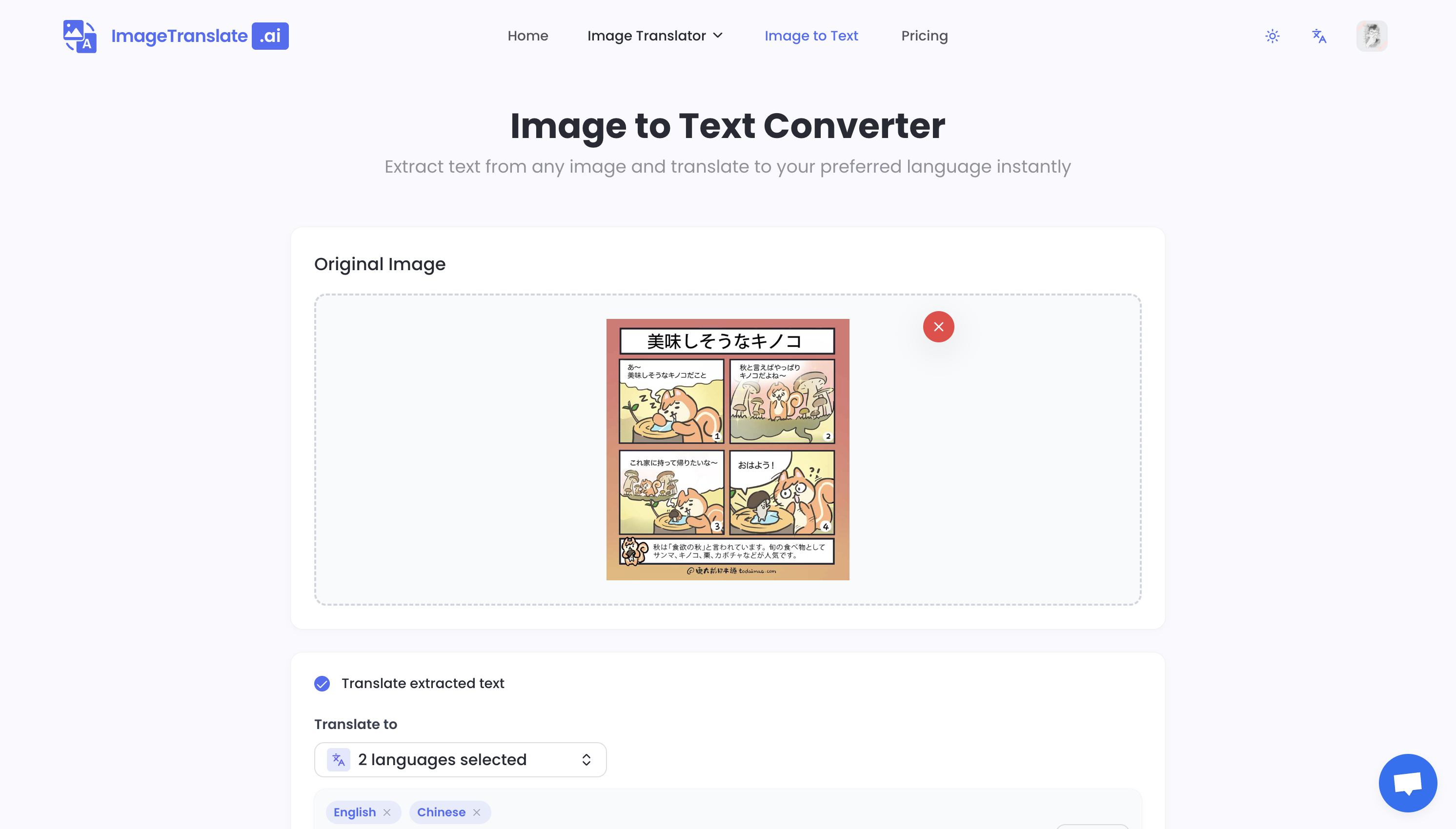 Image to Text Converter And Translator screenshot 2