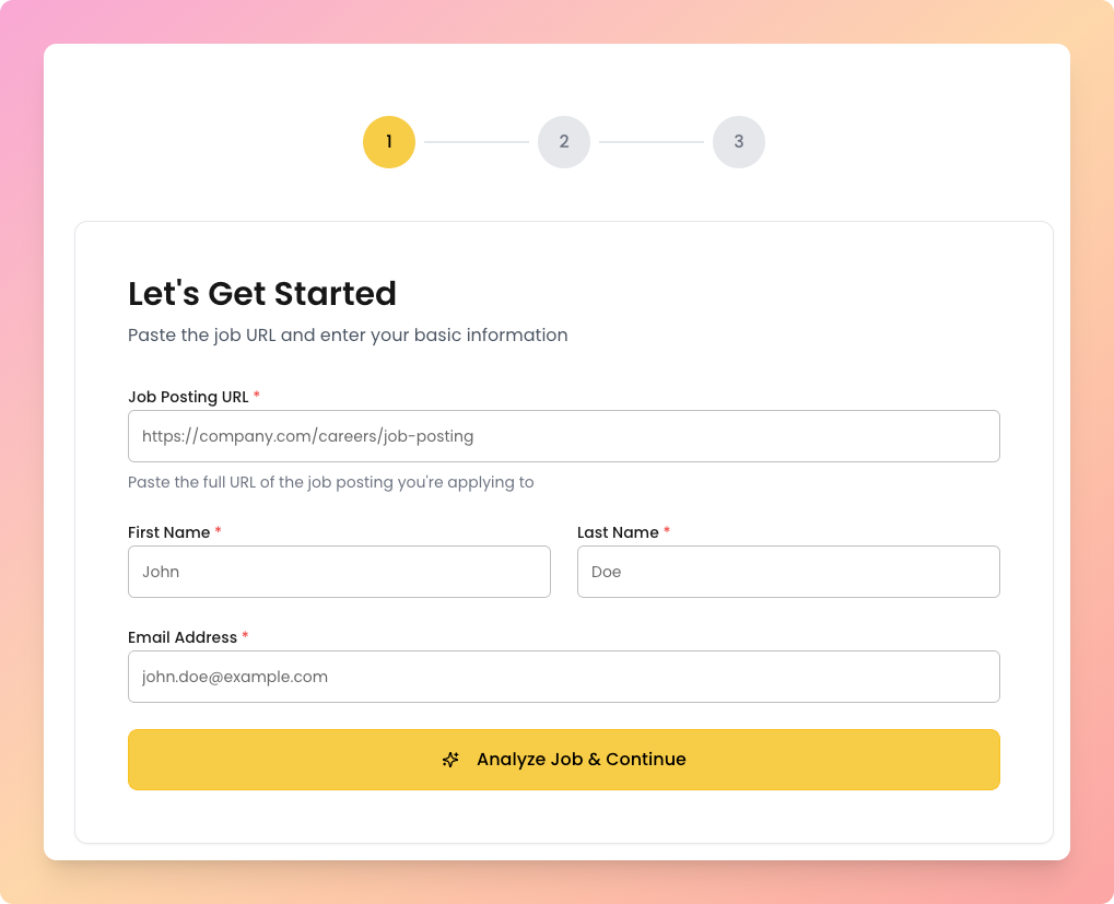 AI Cover Letter Generator by MAJC screenshot 1