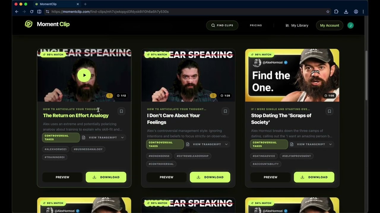MomentClip screenshot 1