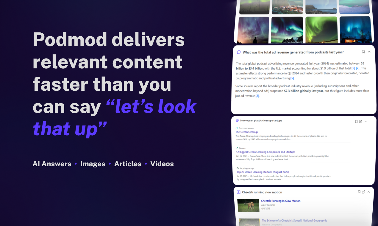 Podmod AI screenshot 2