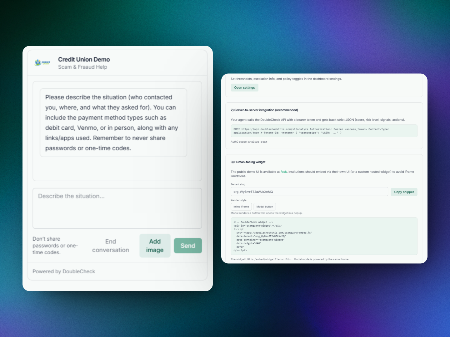 DoubleCheck - Stop fraud in its tracks screenshot 5
