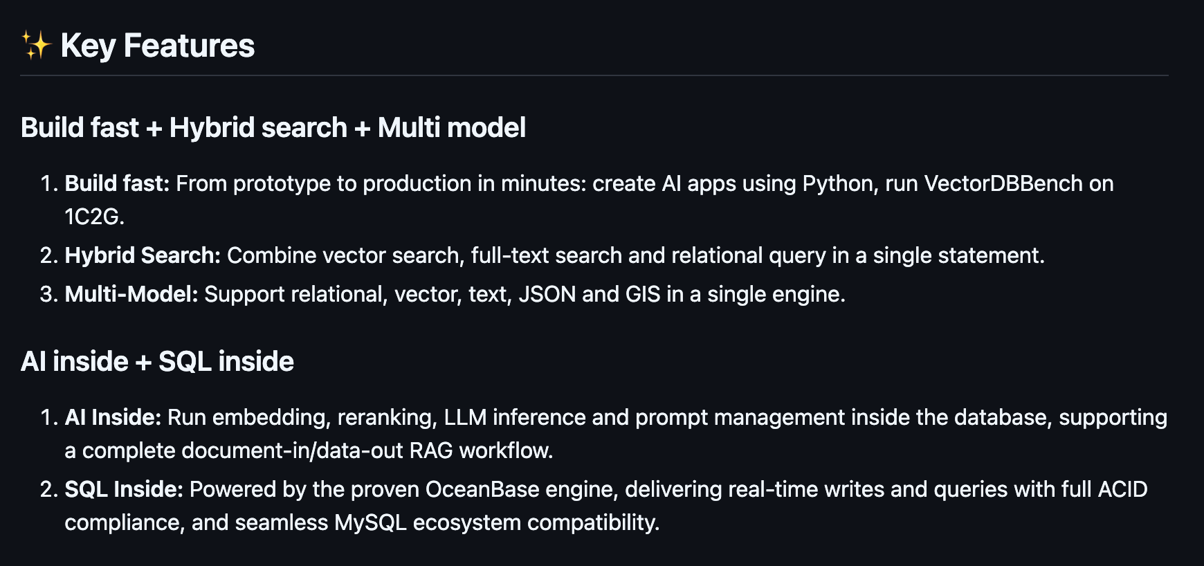 SeekDB by OceanBase screenshot 3