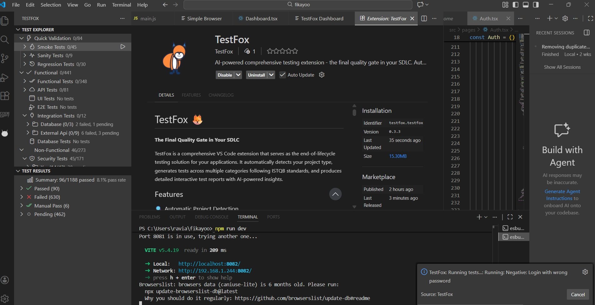 TestFox - The Final Quality Gate ! screenshot 1