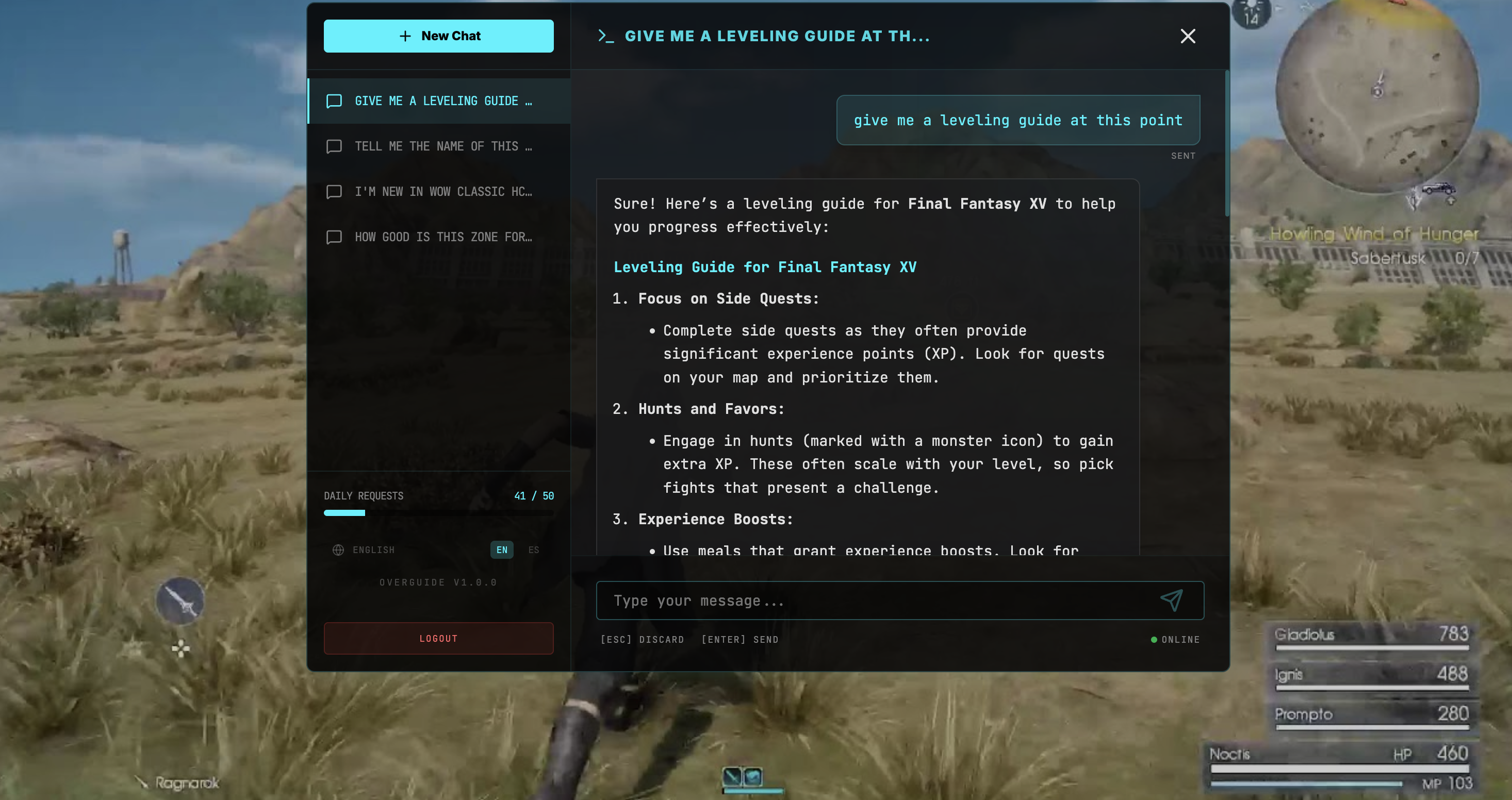 Overguide screenshot 3