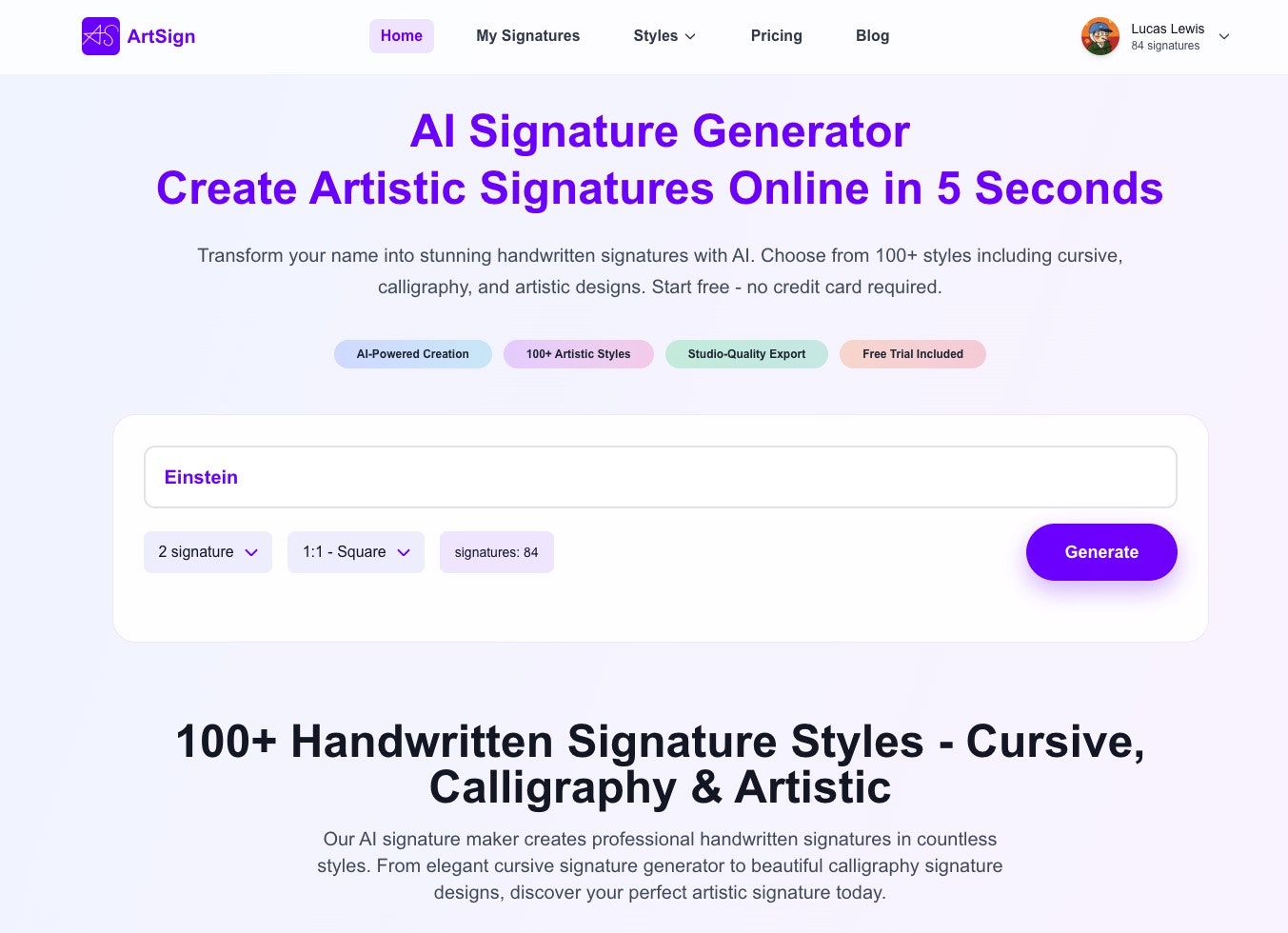 Artsign screenshot 1