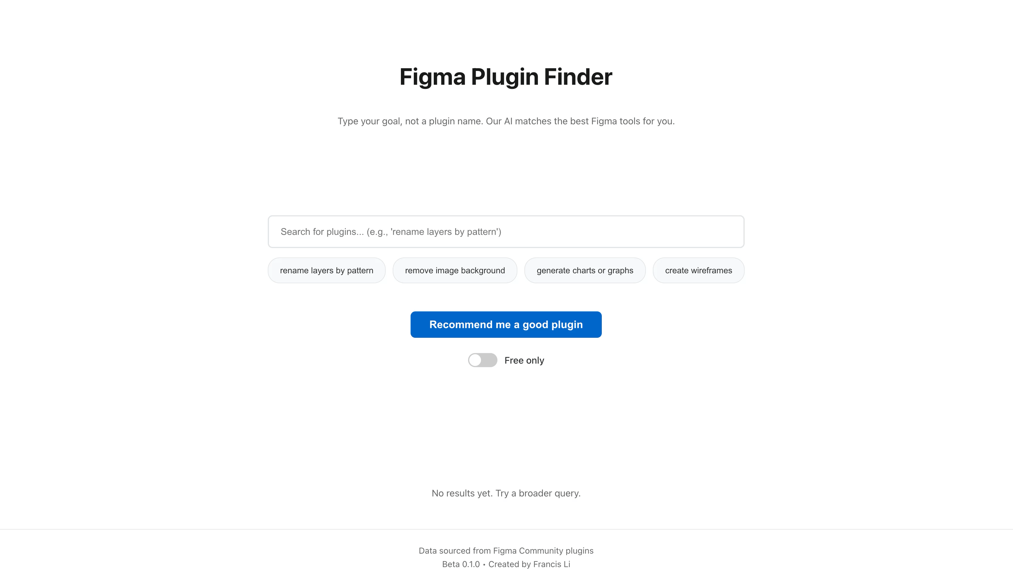 Figma Plugin Finder screenshot 1