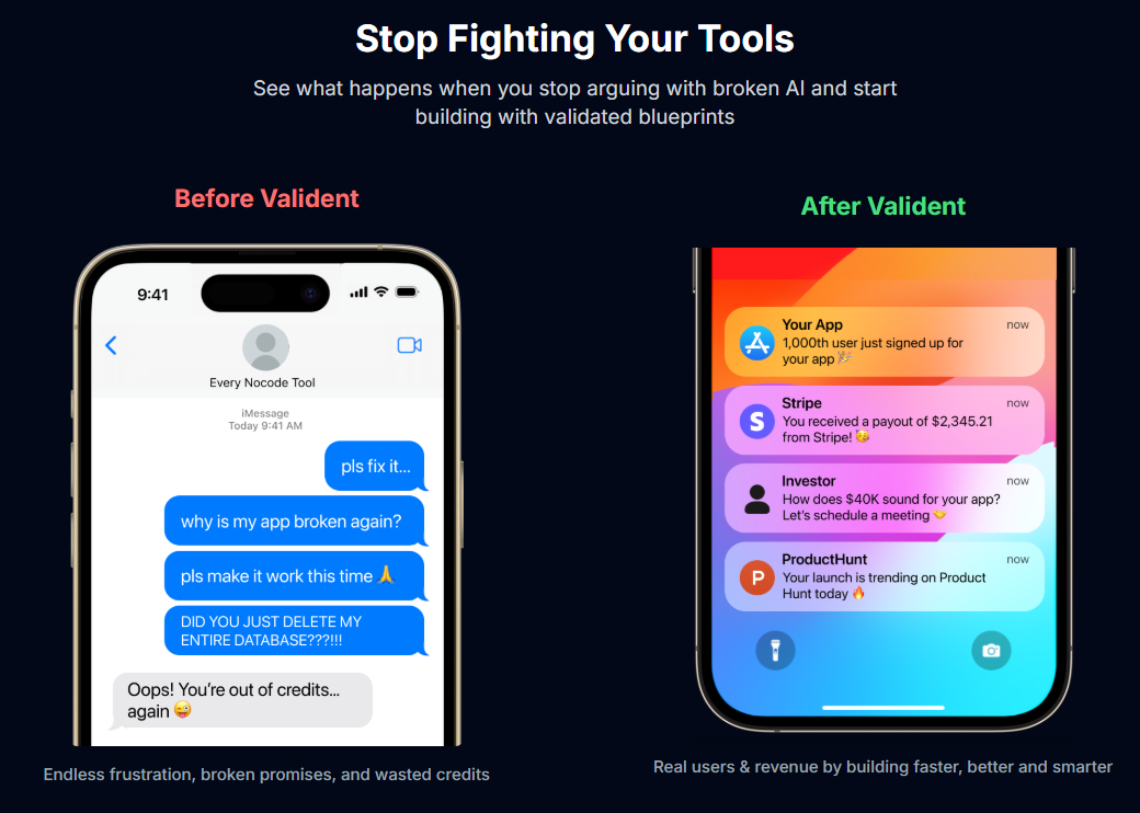 Valident screenshot 3