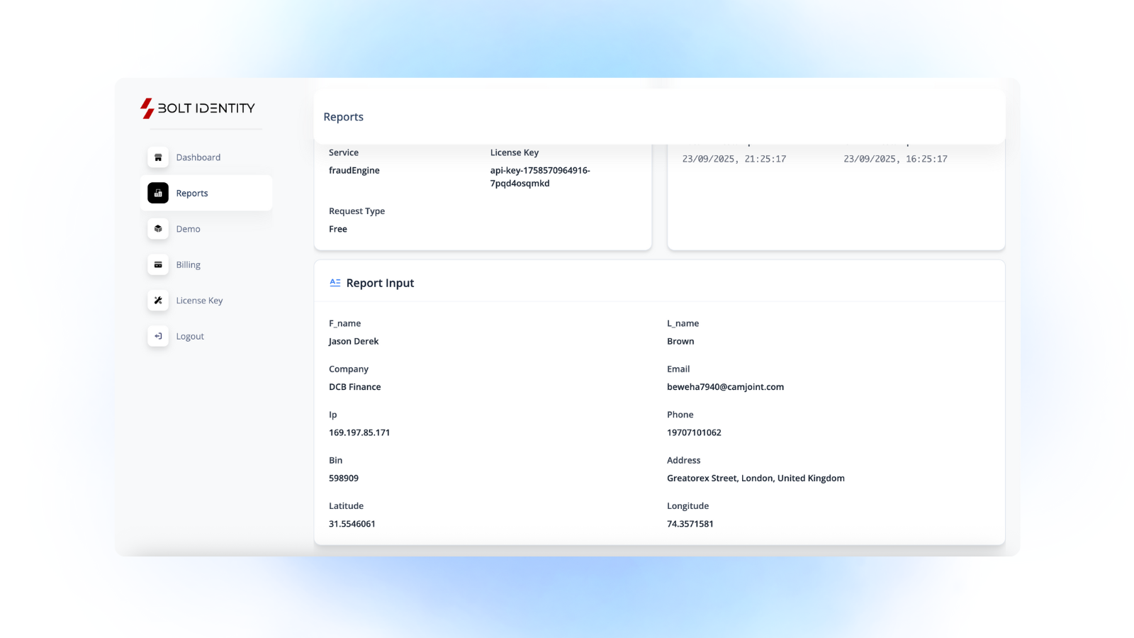 Bolt Identity screenshot 6