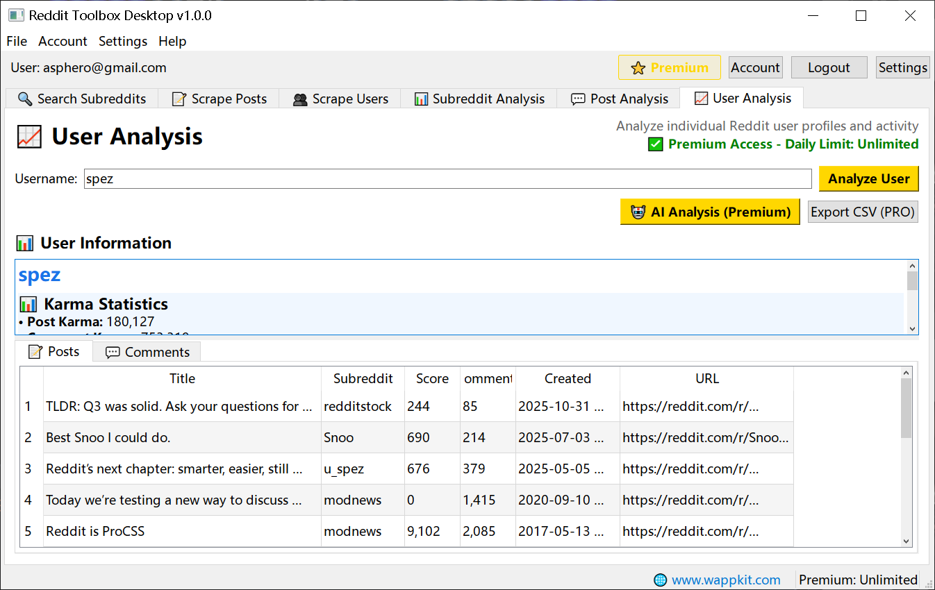 Reddit Toolbox screenshot 12