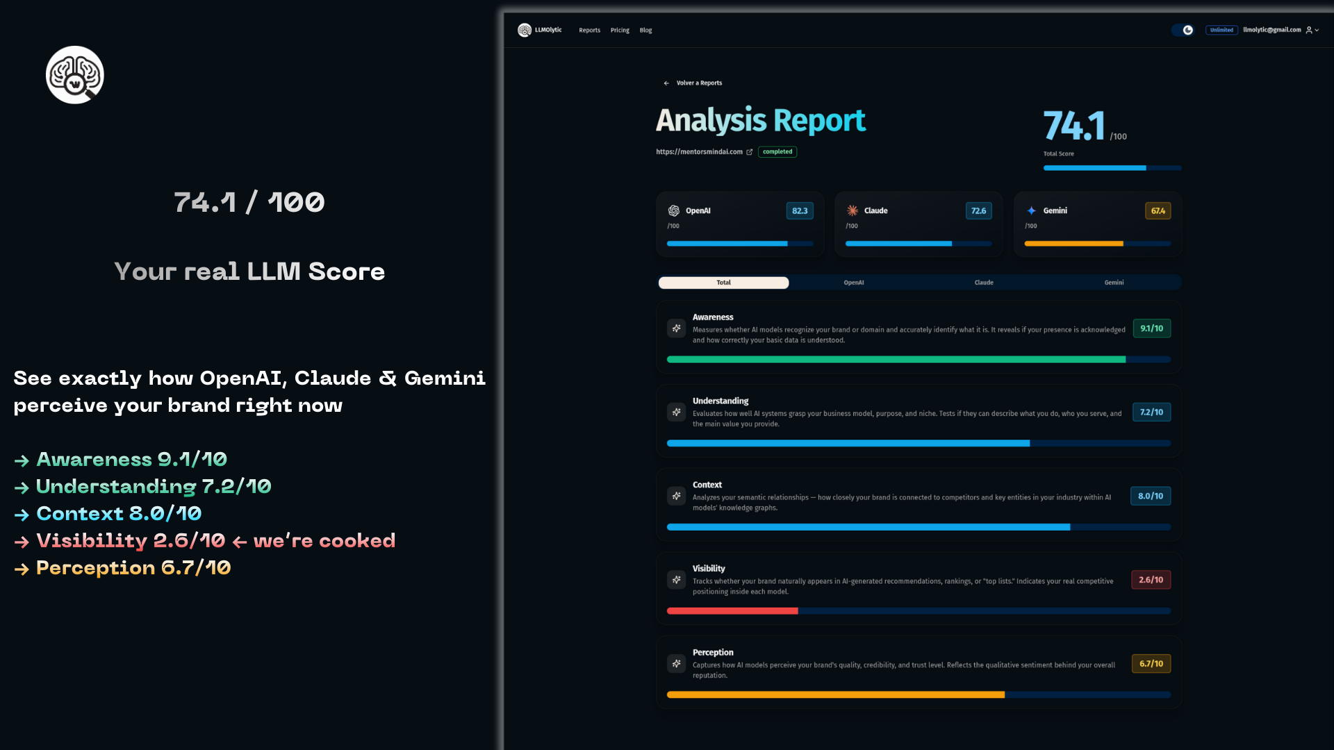 LLMOlytic screenshot 2