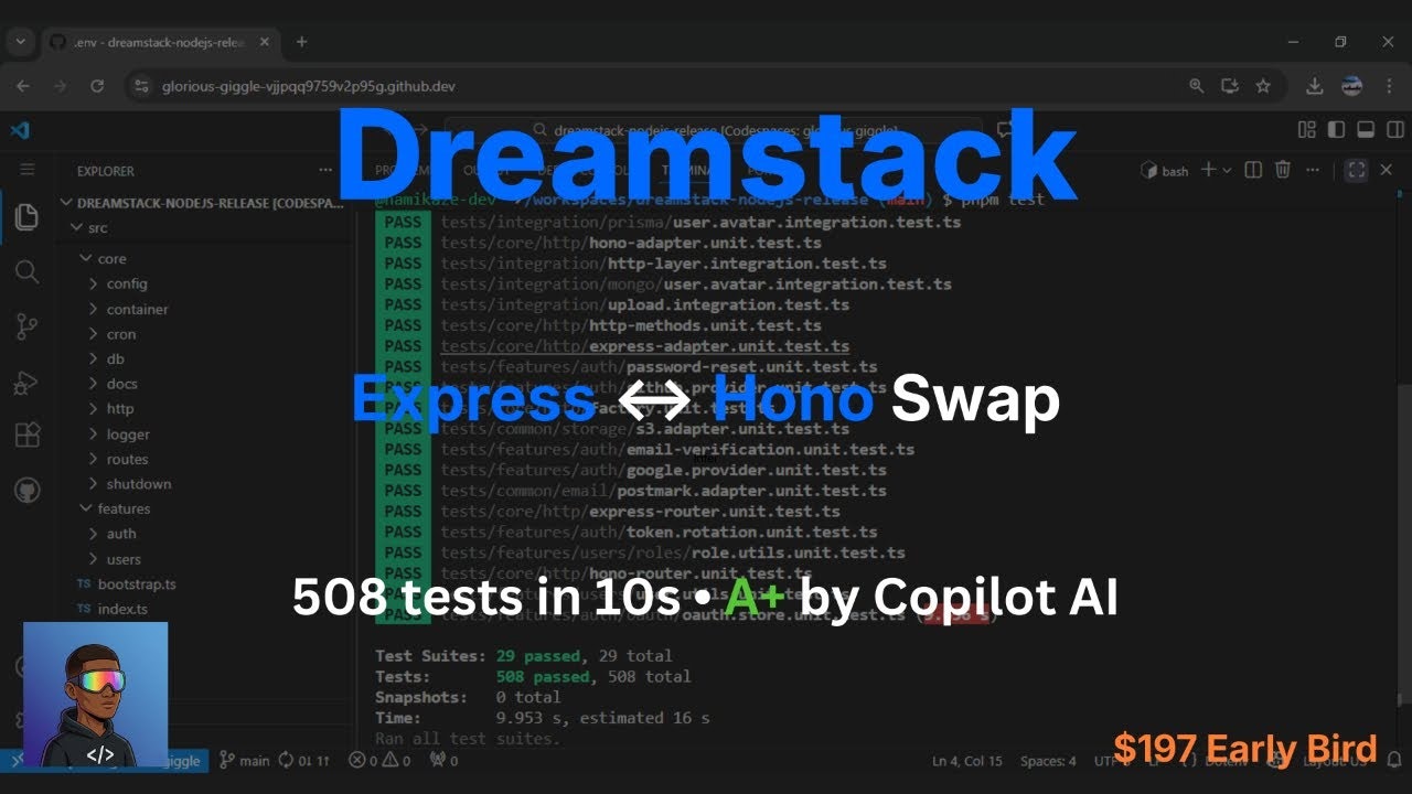 DreamStack — A+ Rated Node.js Foundation screenshot 7