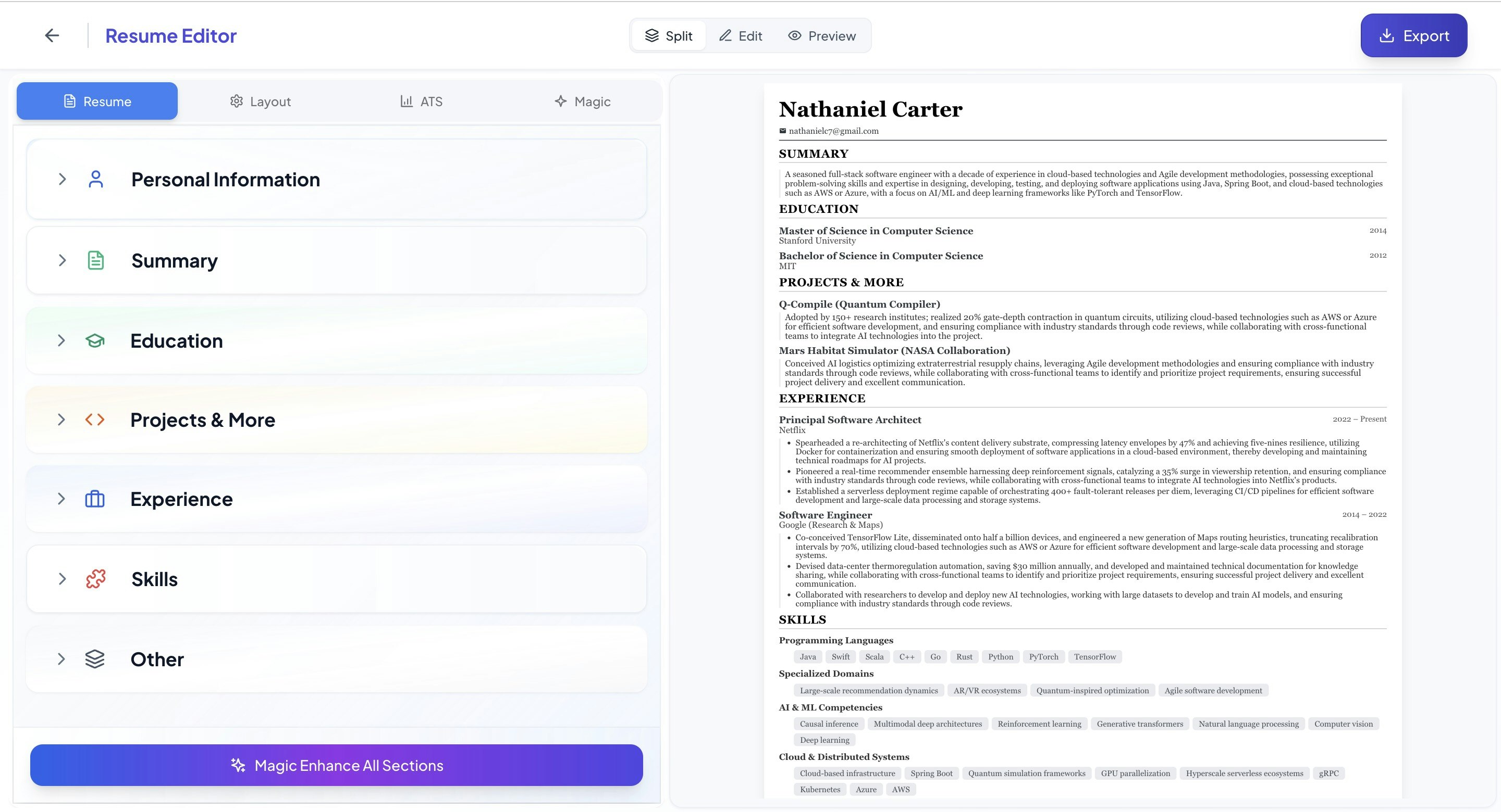 ResuFlex screenshot 5